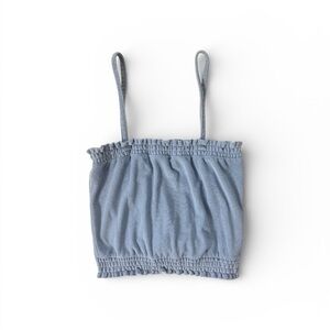 J. Crew Smocked Towel Terry Top – M